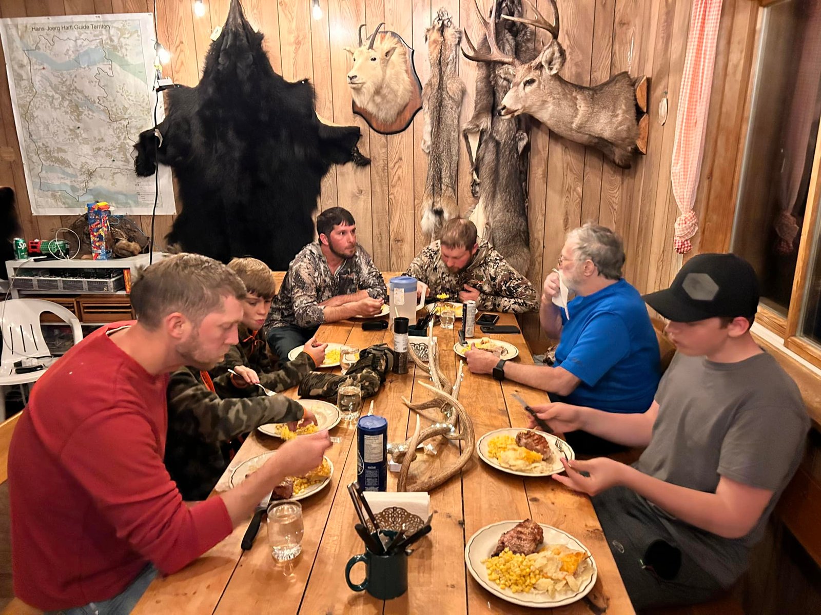 Life at the Sundowner Outfitters hunting camp.