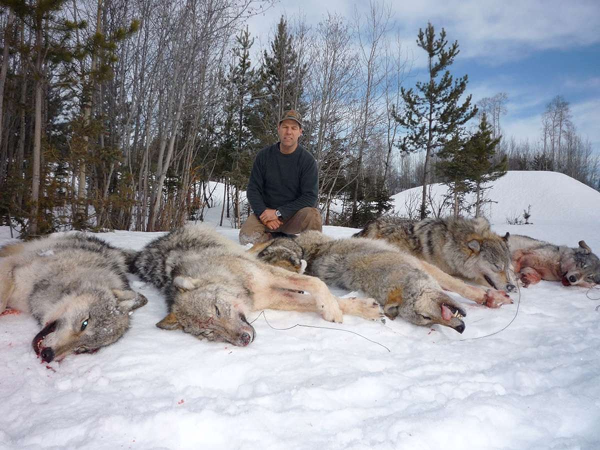 Trophies from a combination elk and mule deer hunt in Wyoming.